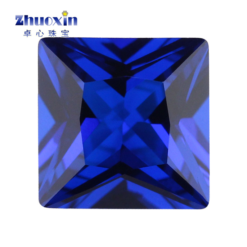 正方直角113#合成蓝尖晶裸石