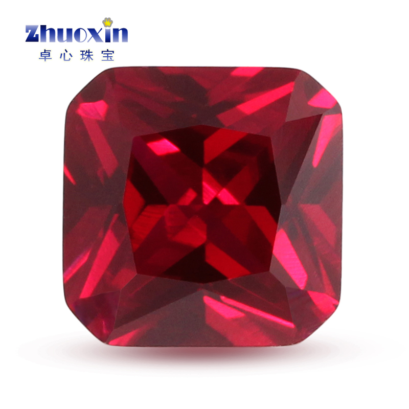 正方形合成培育红宝石8#红刚玉钻