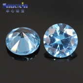 人造圆形尖底饰品镶嵌0.8 浅蓝色119 尖晶蓝宝石裸石 4.25mm