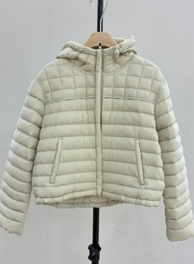 欧货2026冬款立领拉链轻盈保暖白鹅羽绒服女宽松95保暖外套27039