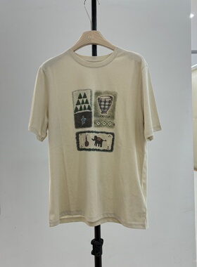 欧货2026夏新款时尚圆领卡通印花短袖T恤女百搭宽松上衣26916