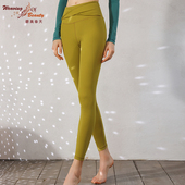 春天瑜伽服春款 锦纶跑步健身瑜伽修身 裤 碧奥新款 22613高腰紧身裤