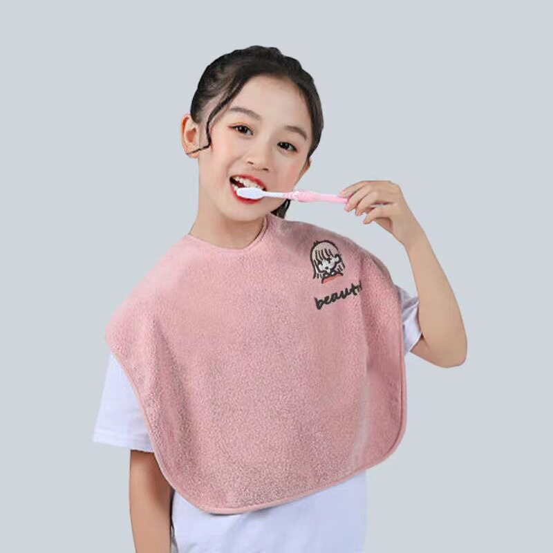 儿童多功能毛巾洗漱巾洗脸擦脸毛巾围嘴四季加厚吸水口水巾柔软亲