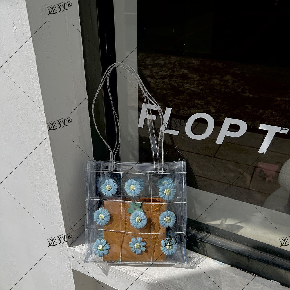 原创自制透明小众单肩包