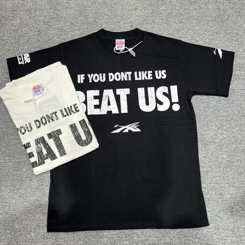 HellStar Studios Tee 裂纹字母印花休闲短袖T恤