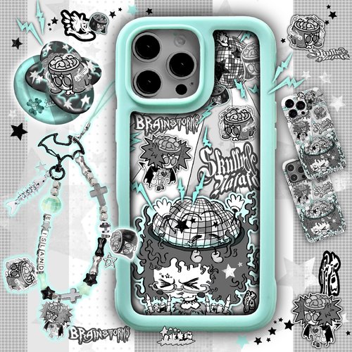 小骷摇滚磁吸手机壳支架磁吸IMD