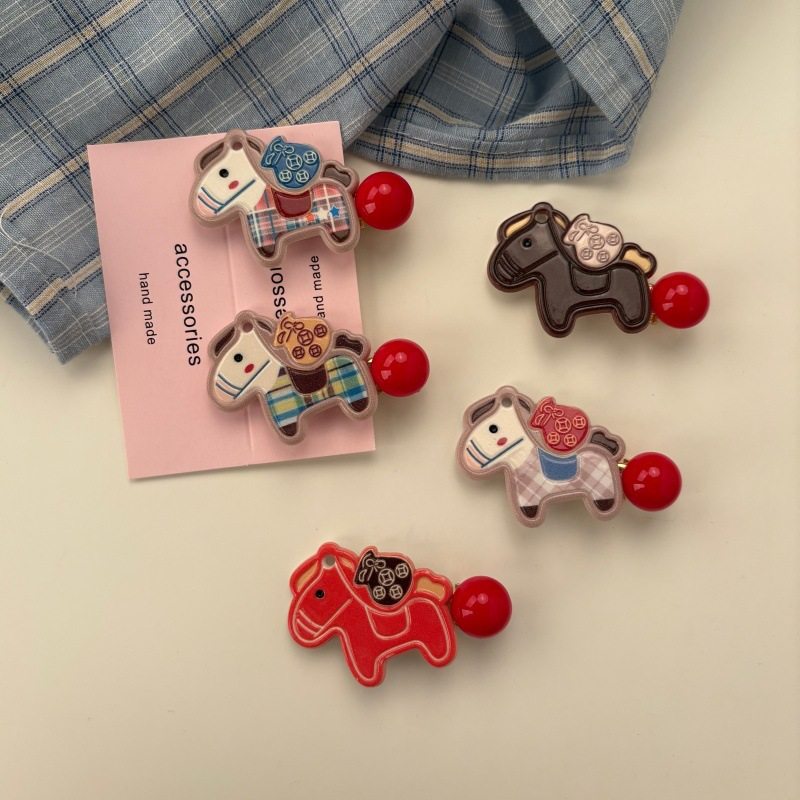 可爱萌趣钱袋小马发夹少女心甜美百搭刘海侧边夹新年红色头饰发卡,饰品/流行首饰/时尚饰品新,民族风发饰,淘宝优惠券,粉丝福利购,淘宝优惠卷