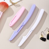 初学者安全型折叠修眉刀新款 修眉女用化妆师刮眉修眉刀套装