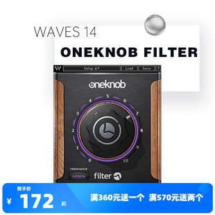 WAVES14 Filter电子音乐滤波插件混音模拟合成器 OneKnob