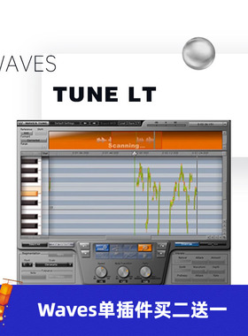 Waves Tune LT插件修音调音混音音乐制作编曲WAVES16效果器