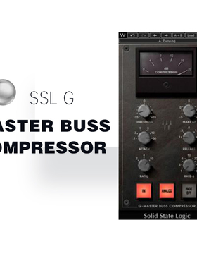 WAVES16 母带后期混音SSL G-Master Buss Compressor压缩器效果器