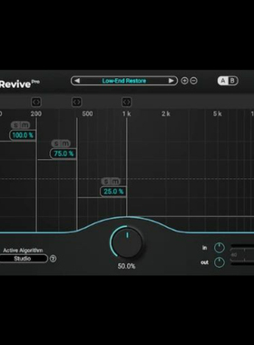 正版Accentize dxRevive Pro语音对白修复降噪音频后期效果器插件