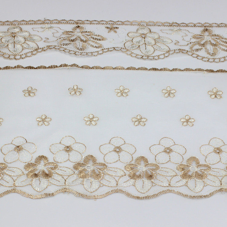 窗帘辅料花边坠流苏 侧边装饰加长拼接16公分蕾丝沙发套布料花边