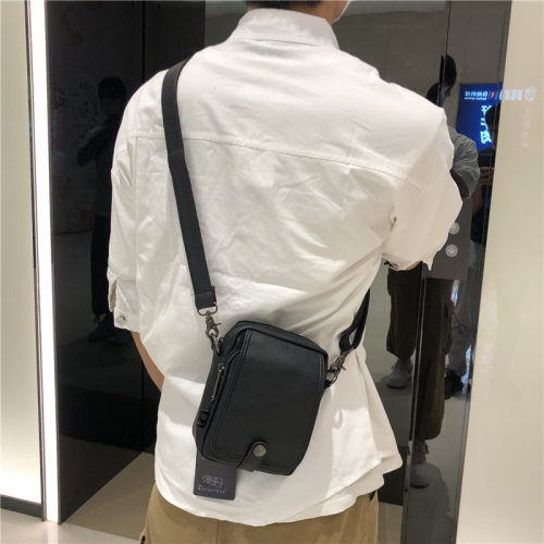 三盒子单肩斜挎包PU日韩街头风