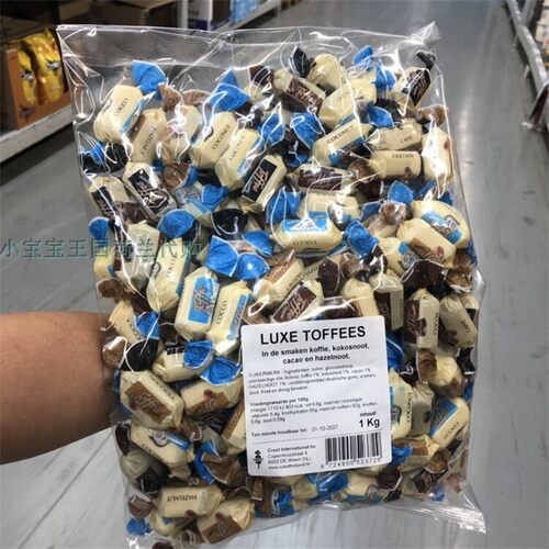 1袋荷兰直邮包邮包税Crest Luxe Toffees1公斤装豪华太妃糖