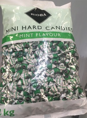 1袋荷兰直邮包邮包税RIOBA Mini bonbons迷你薄荷水果糖1公斤包装