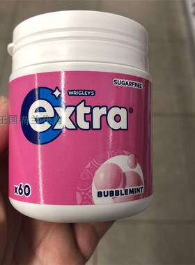 4罐荷兰直邮包邮包税Extra益达无糖口香糖外脆内软薄荷清凉