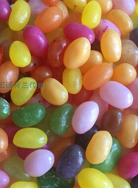 6袋荷兰直邮包邮包税 g'woon Jelly beans水晶豆豆甜酸味软水果糖