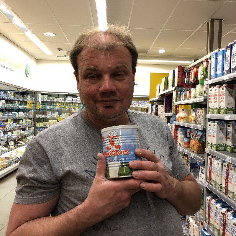 3罐荷兰直邮包邮包税 Two cows Melkpoeder 双牛速溶成人全脂奶粉