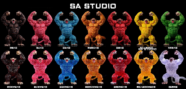 SA正版 龙珠变身巨猿大猿雕像系列 全球限量 手办模型GK 现货首发