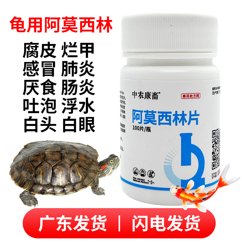 龟用阿莫西林片抗菌消炎