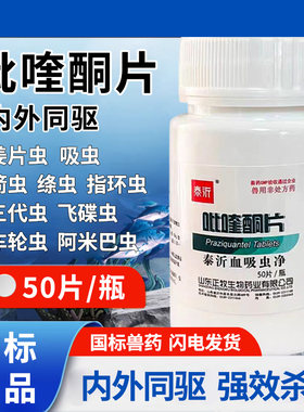 吡喹酮鱼药龙鱼鹦鹉鱼缸双杀检疫