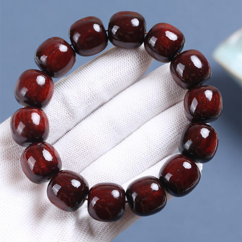 天然紫檀木手串学生森系手链情侣文玩手工檀香中国风佛珠男女