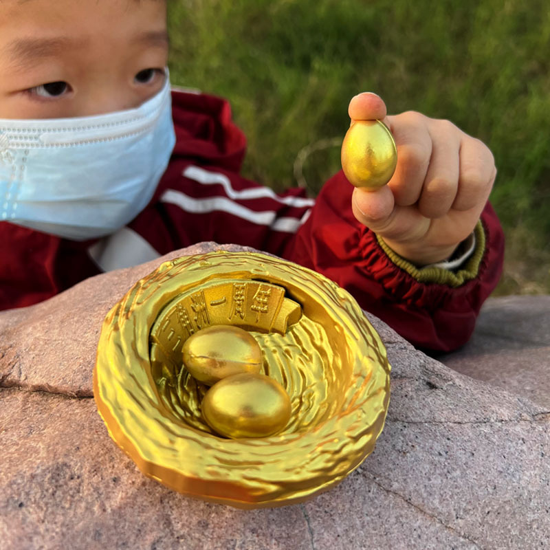 三角洲黄金鸟窝塑料模型摆件玩具