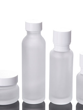 50G磨砂膏霜瓶150ml玻璃纯露盖瓶化妆品分装瓶精华乳液瓶分装盒瓶