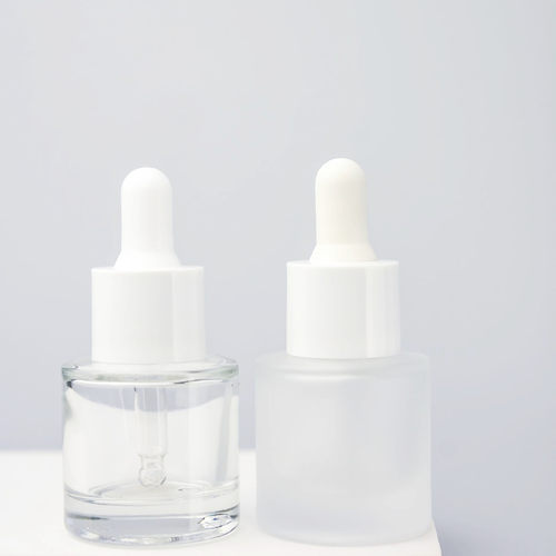 平肩圆柱瓶透明精油瓶定制滴管瓶