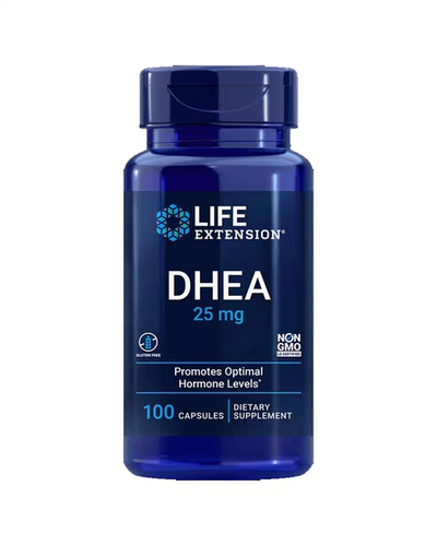 现货LIFE卵巢女性备孕DHEA保养调理卵子质量卵泡发育25mg100粒