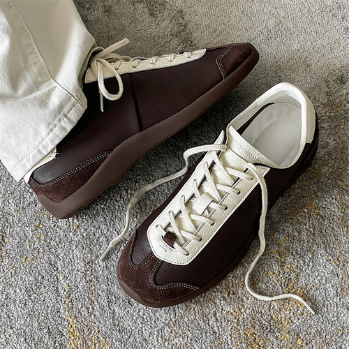 痞帅休闲潮鞋小众阿甘德训鞋