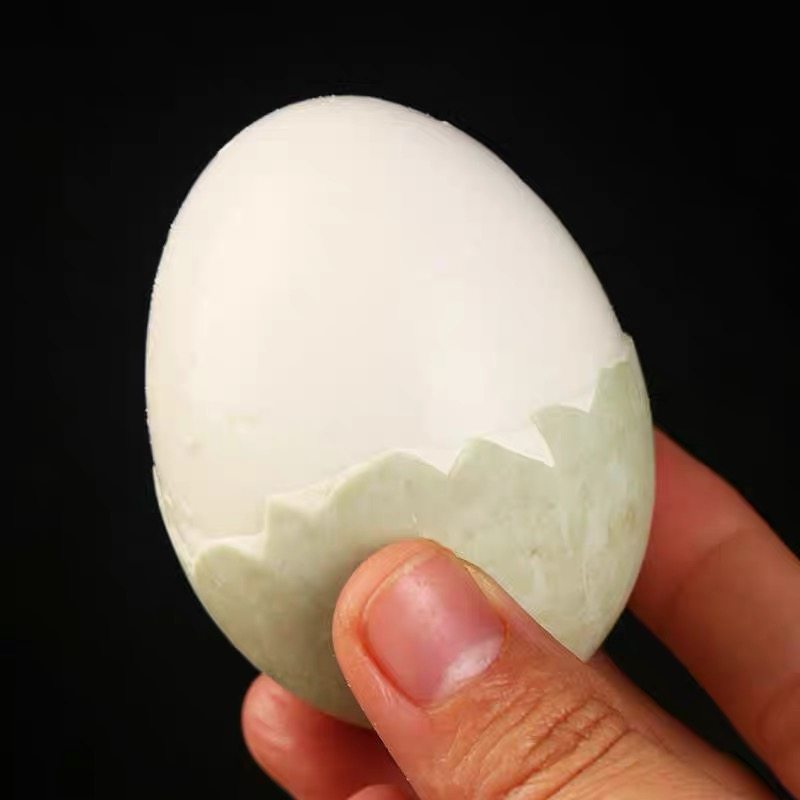 【鹤壁特产】淇河三珍缠丝鸭蛋清香腌制微咸真空即食六枚装尝鲜装