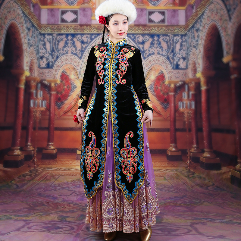 新疆舞蹈演出服高定款长袖外套