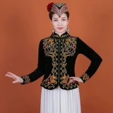 Этнический костюм, демисезонная короткая куртка, этнический стиль