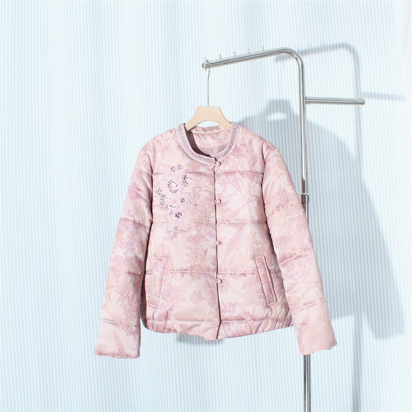 改良旗袍唐装复古棉服女2025冬季新款新中式上衣日常百搭夹棉外套