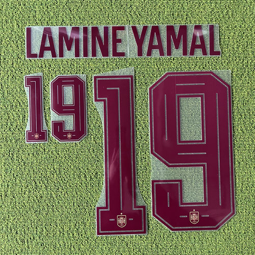 kitsbox正品26西班牙客场佩德里亚马尔奥尔莫罗德里印字印号