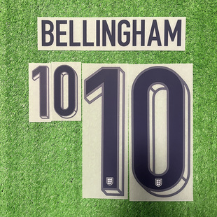 kitsbox正品24英格兰主场凯恩贝林厄姆赖斯印号印字