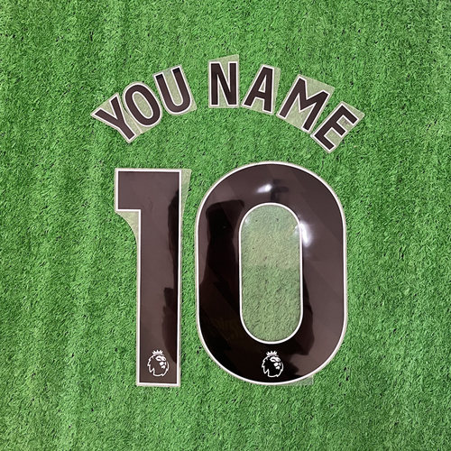 kitsbox正品23/24/25英超黑色印字印号