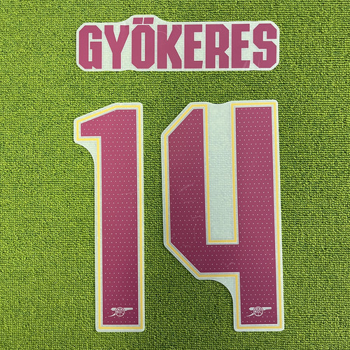 kitsbox正品25/26阿森纳二客赖斯哲凯赖什哈弗茨杯赛印字欧冠印号