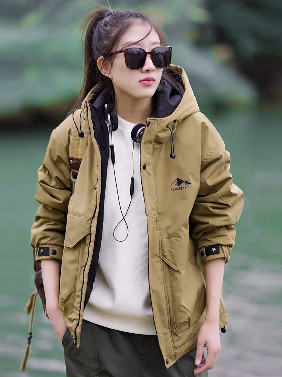 2024 겨울 새 캐주얼 작업복 면화 의류 두꺼운 따뜻한 코튼 자켓 트렌디 브랜드 잘 생긴 재킷 두 번째 코튼 자켓 남성 유행