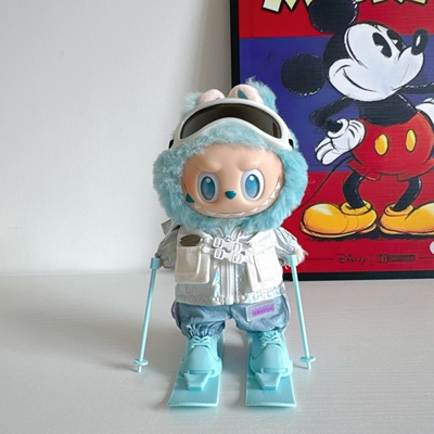 labubu衣服蓝色拉布布希望娃衣公仔一代二代三代套装3.0前方高能