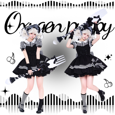 【现货】*樱桃派op* 原创设计樱桃刺绣洛丽塔OP lolita连衣裙