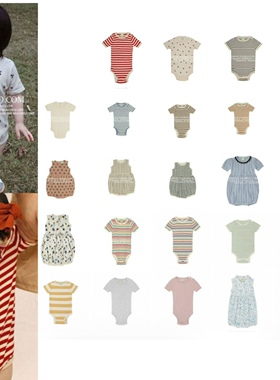 ins款儿童针织连体衣 婴儿 柔软 长袖 包屁衣 女童爬服fub26