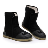 春夏透气中式 老北京短筒汉服布靴纯色僧靴简约禅靴唐靴男官靴套筒