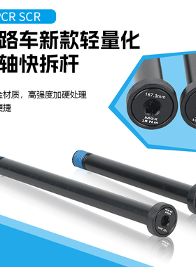 正品GIANT捷安特25款PCR/SCR公路自行车桶轴杆碟刹前后轮组快拆杆