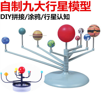 diy太阳系九大行星科技小制作