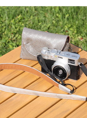 背包客M12DL编织斜纹皮革相机包富士X100V摄影包轻便收纳数码包