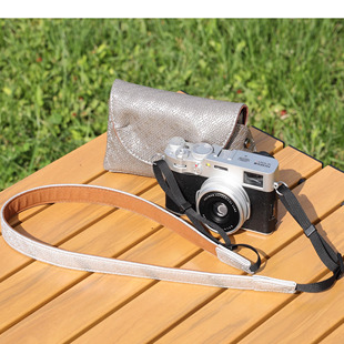 背包客M12DL编织斜纹皮革相机包富士X100V摄影包轻便收纳数码包