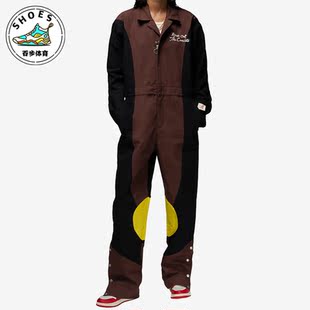 FB2651 Nike 227 套装 女子玫瑰图案刺绣连体裤 耐克正品 JORDAN